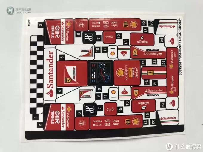 LEGO 乐高 拼拼乐 75879 Scuderia Ferrari 法拉利 SF16-H 晒单