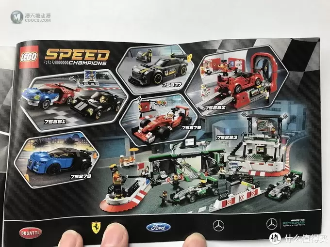 LEGO 乐高 拼拼乐 75879 Scuderia Ferrari 法拉利 SF16-H 晒单