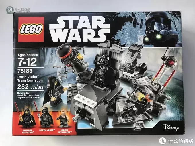 LEGO 乐高 Star Wars 星球大战系列 75183 达斯维达的诞生 开箱