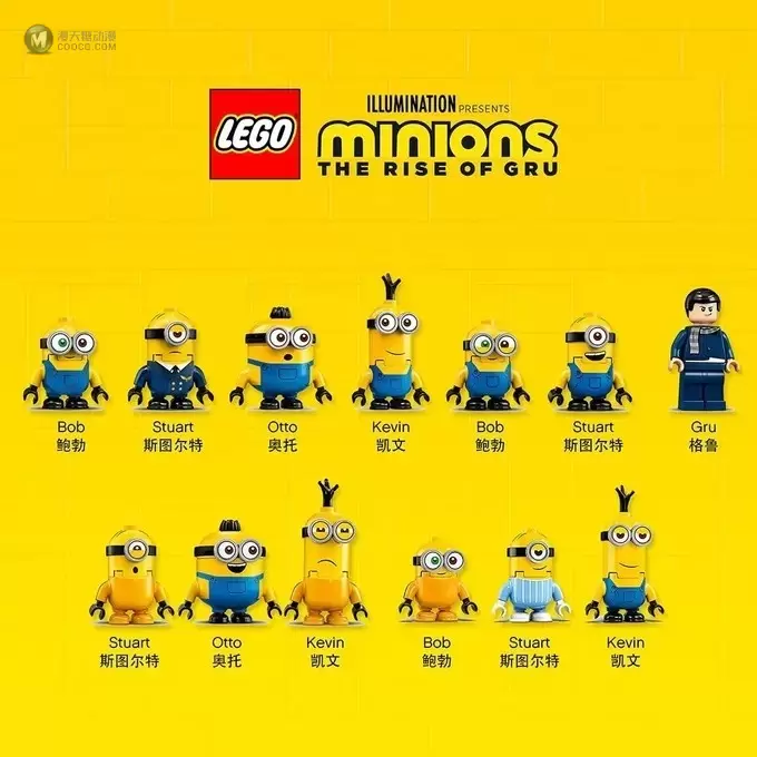 玩模总动员：LEGO 乐高 Minions小黄人系列 5款测评大集合