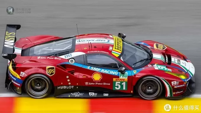 今年乐高科技车模，就选它了：42125 法拉利 488 GTE “AF Corse #51”