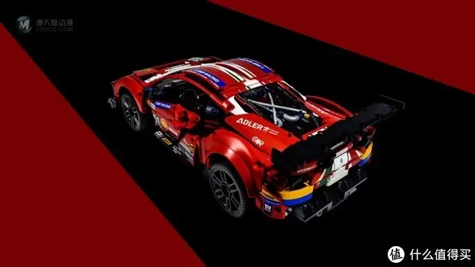 今年乐高科技车模，就选它了：42125 法拉利 488 GTE “AF Corse #51”