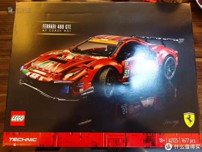 积木们 篇二十二：牛年马犇犇～乐高42125，Ferrari 488 GTE