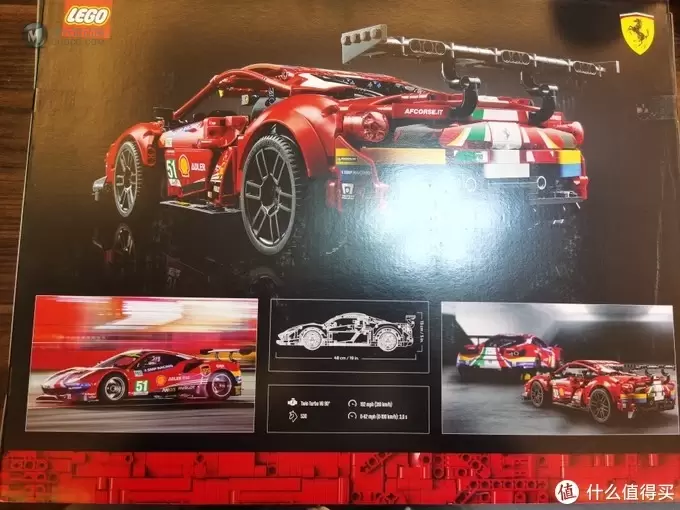 积木们 篇二十二：牛年马犇犇～乐高42125，Ferrari 488 GTE