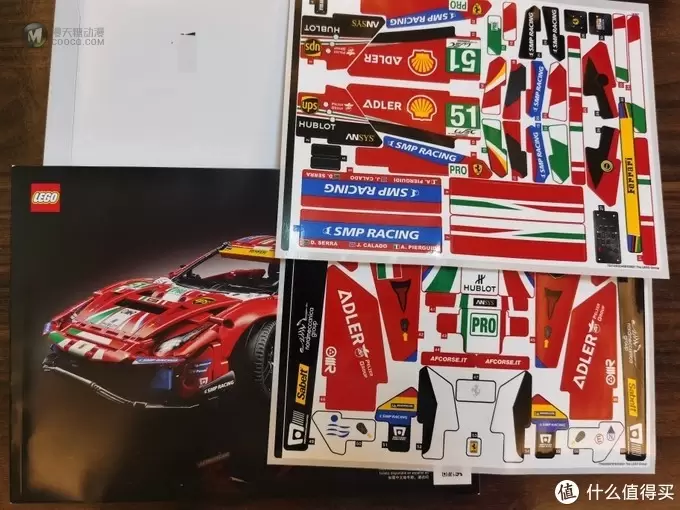 积木们 篇二十二：牛年马犇犇～乐高42125，Ferrari 488 GTE