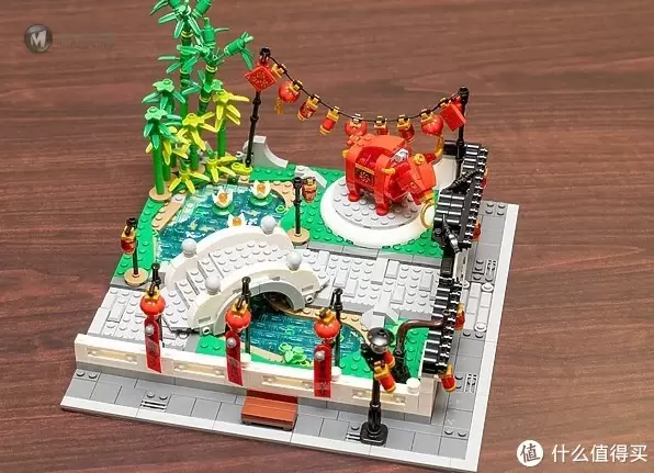 带娃看买不起的年货系列-乐高 LEGO「新春元宵灯会-“生活再苦我-也要活的精彩”