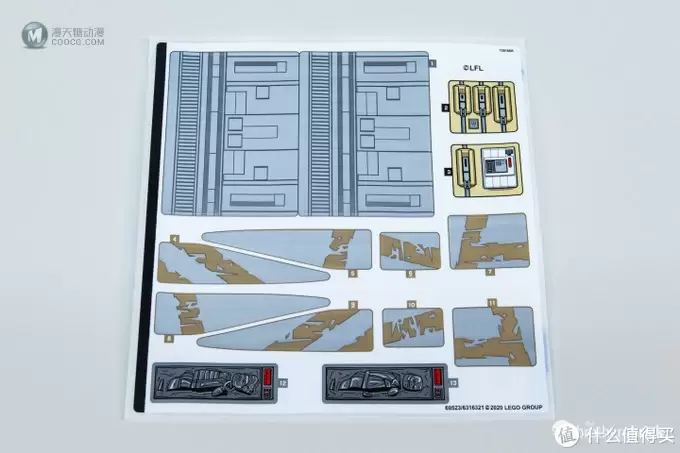 乐高星球大战系列75292曼达洛人：剃刀冠号详尽开箱评测