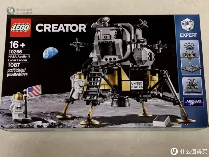 LEGO 乐高 篇一：LEGO/乐高 NASA 阿波罗11号月球着陆器：这是我个人的一小步，