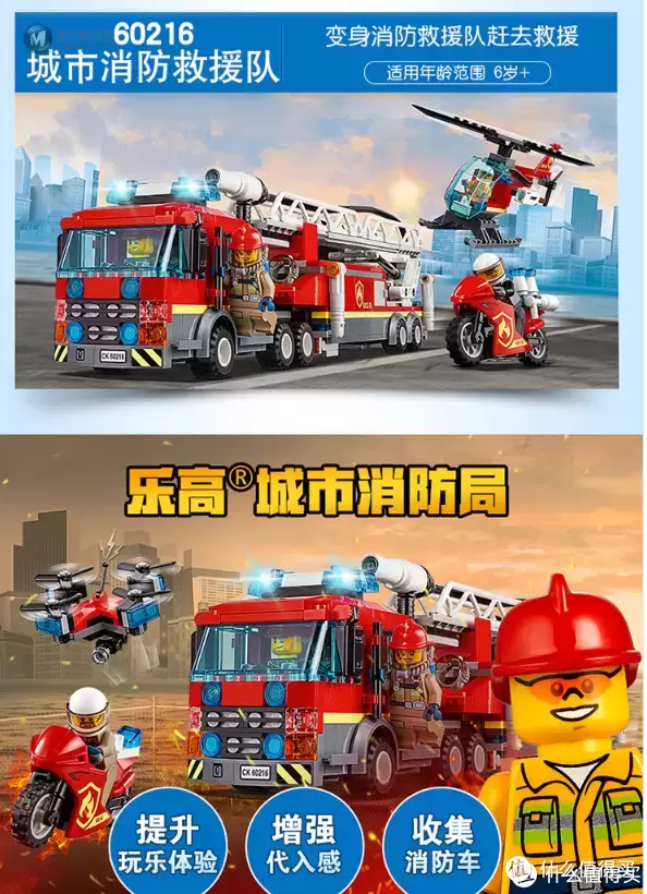 LEGO 篇二十：宝宝的消防救援大作战，开启城市重要版图（含城市系列四大名品618抄作业指南）