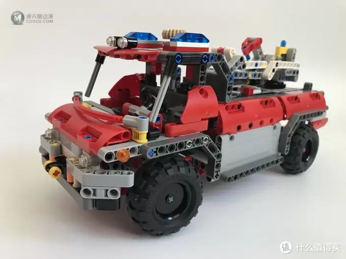 乐高还能这么拼： 复刻 LEGO 乐高 科技 42068 B模式 消防救援车