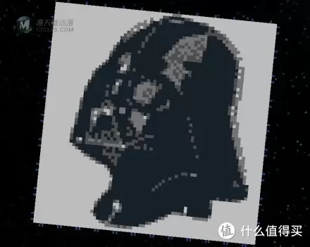 用LEGO 乐高画一幅画：积木与像素的世界