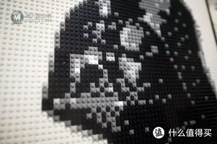 用LEGO 乐高画一幅画：积木与像素的世界