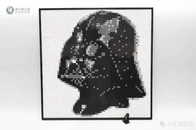 用LEGO 乐高画一幅画：积木与像素的世界