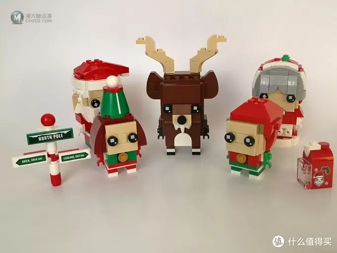 史上第一套三人装方头仔出现——Brickheadz 40353 Reindeer, Elf and Elfie