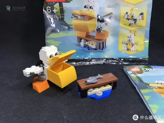 LEGO拼拼乐 篇三百零一：乐高三合一拼砌包30571鹈鹕