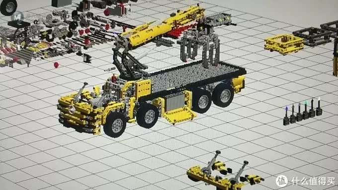 我与国产积木有个约会 篇四：复刻42009套内G模式MOC-5709Crane Truck