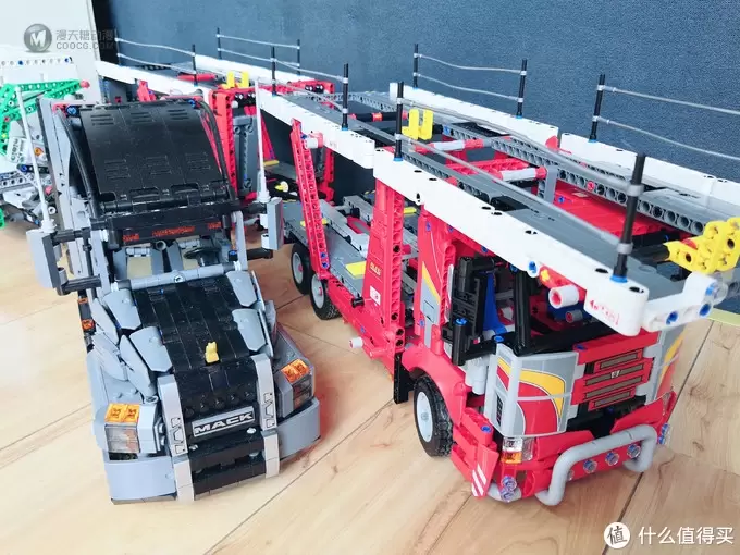 红色长龙 LEGO 42098 A模式 车辆运输车 开箱及拼搭体验