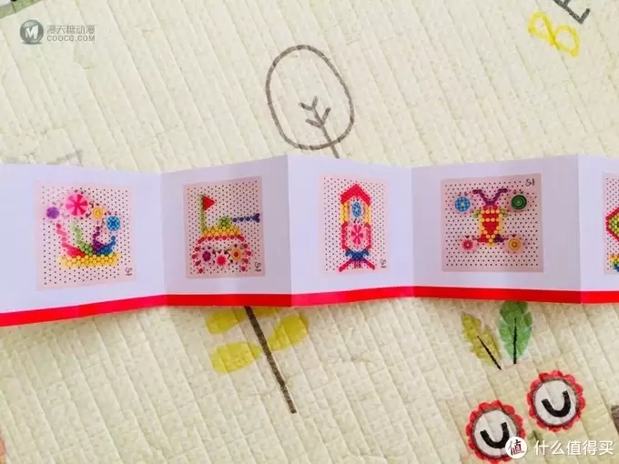 经典玩具 新颖感受 Hape 百变像素画蘑菇钉
