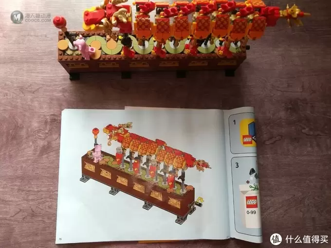 乐高  LEGO X 中国风 新年限量舞龙  粉小猪 套装 开箱体验