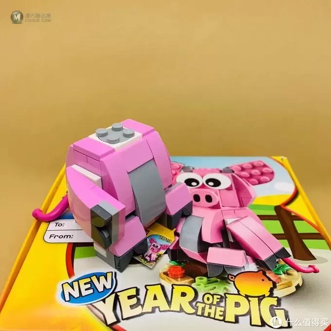 猪年大吉！乐高40186 YEAR OF THE PIG猪年生肖纪念版很萌很Q