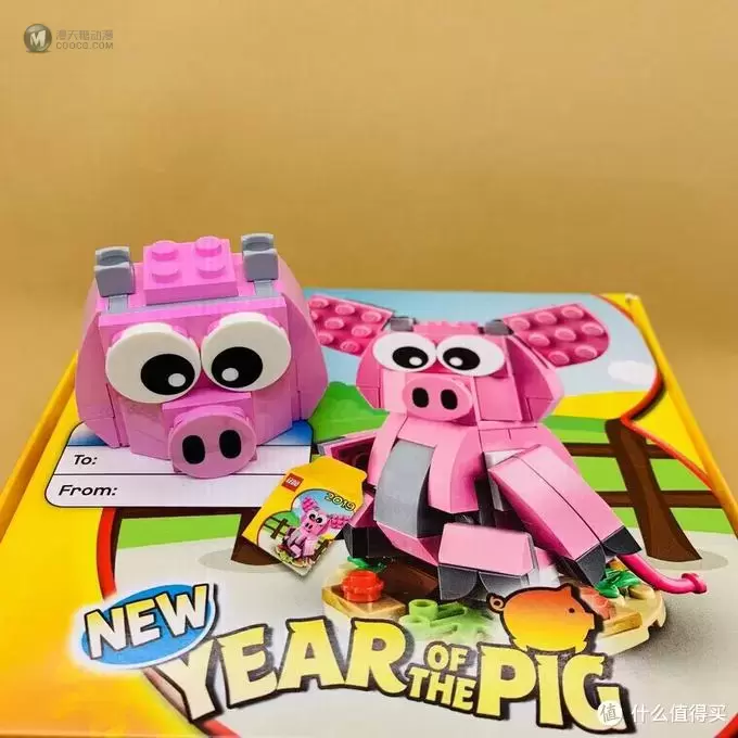 猪年大吉！乐高40186 YEAR OF THE PIG猪年生肖纪念版很萌很Q