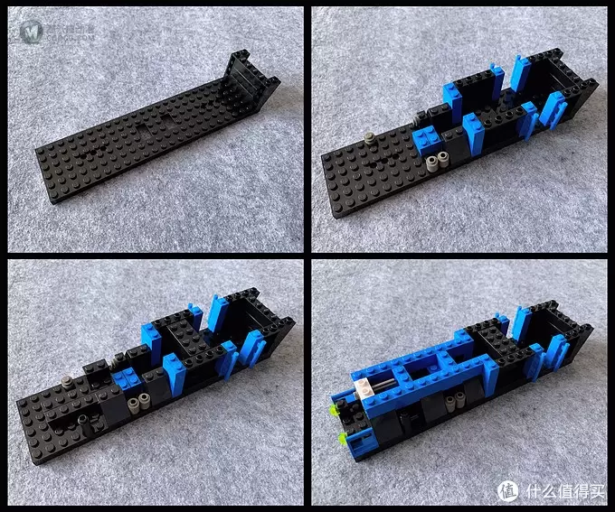 LEGO KT203 浅蓝色大型蒸汽机车