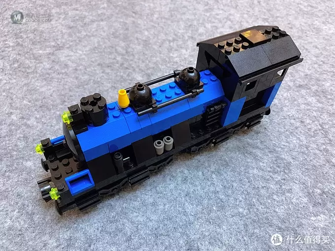 LEGO KT203 浅蓝色大型蒸汽机车