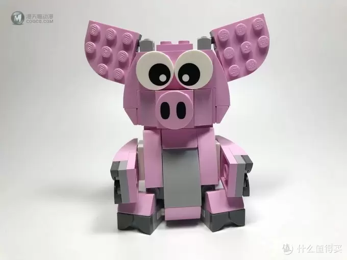 LEGO 乐高 拼拼乐 篇208： 可爱的粉红猪 40186 乐高猪年春节礼