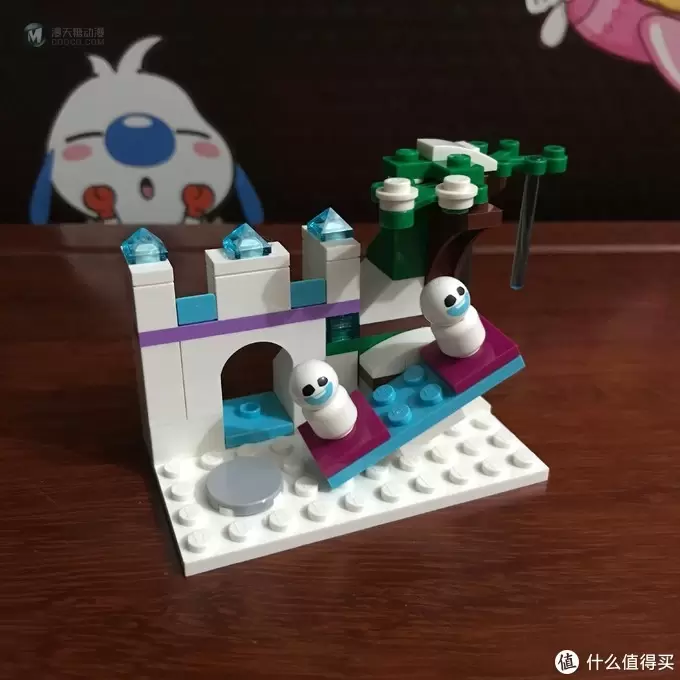 #原创新人#LEGO 乐高 41148 艾莎的魔法冰雪城堡 晒单