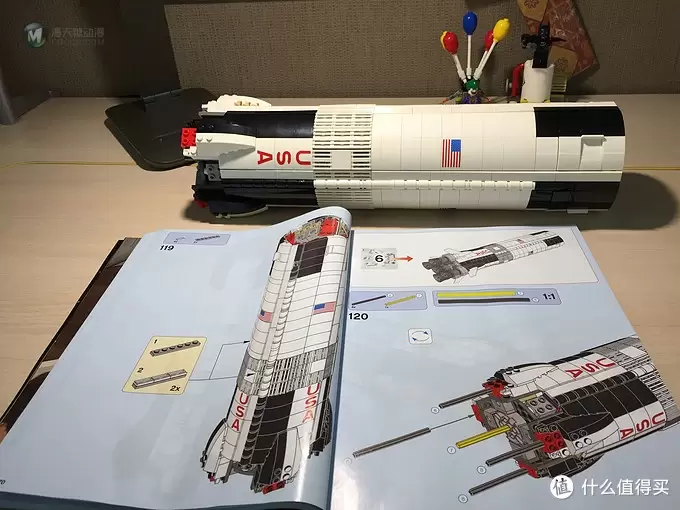 不惑大叔的legogo 篇十二：带我去月球，重力轻浮你我—LEGO 乐高 21309 土星五号火箭