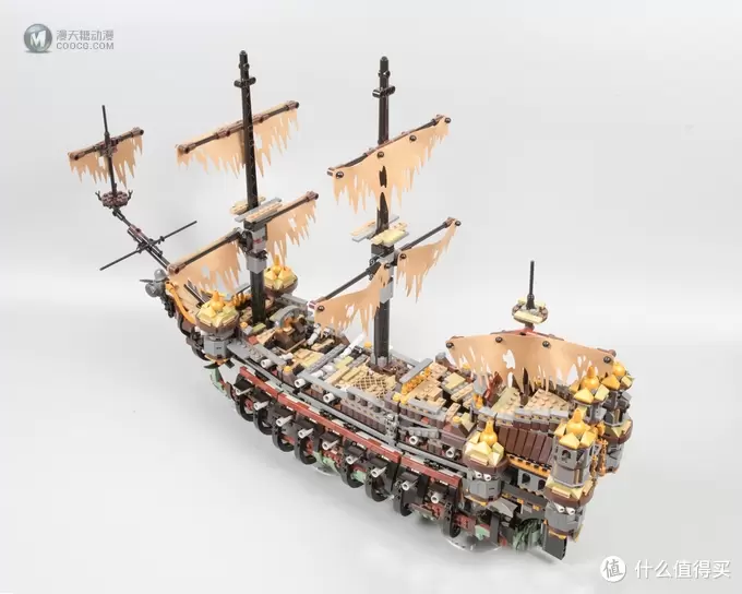 乘风破浪，幽魂残帆—LEGO 乐高 加勒比海盗 71042 沉默的玛丽号 评测