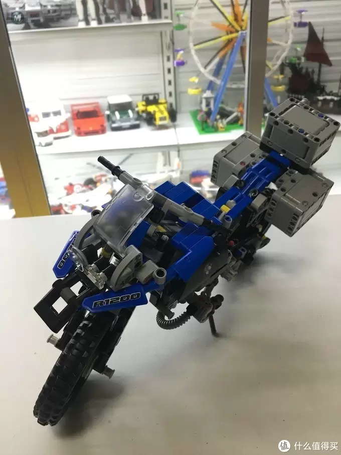 单反毁一生，LEGO穷三代 篇九十一：LEGO 乐高 Techinc 科技系列 42063 宝马 R 1200 GS Adventure摩托车