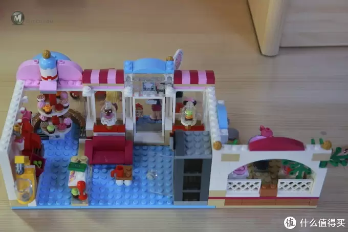 女孩们的最爱 — LEGO 乐高 Friends系列 41119 心湖城纸杯蛋糕咖啡厅 晒单