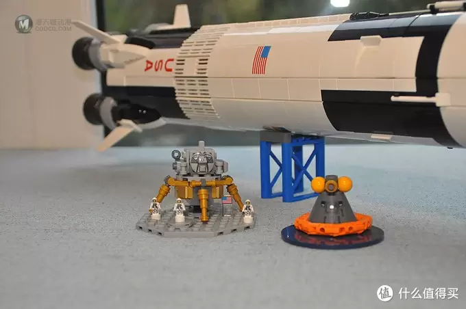 单反毁一生，LEGO穷三代 篇一百二十九：LEGO 乐高 ideas 21309 NASA 阿波罗计划 土星5号运载火箭