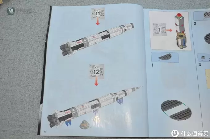 单反毁一生，LEGO穷三代 篇一百二十九：LEGO 乐高 ideas 21309 NASA 阿波罗计划 土星5号运载火箭