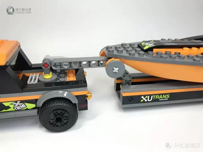 LEGO拼拼乐 篇二百八十九：LEGO 乐高 60085 城市系列 4X4赛艇运输车