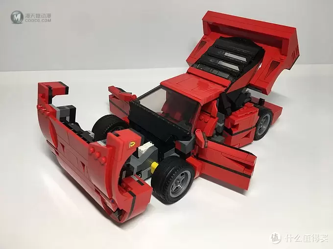 我的LEGO 篇九：还是为了那骚红色的情怀 -- LEGO 10248 F40 迟到的开箱