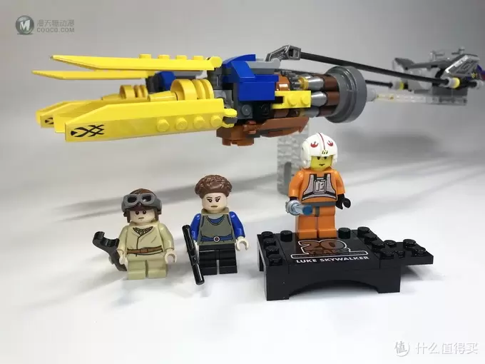 LEGO拼拼乐 篇二百八十三：20年后一家终团聚：星球大战 Star Wars系列 75258 飞梭赛车