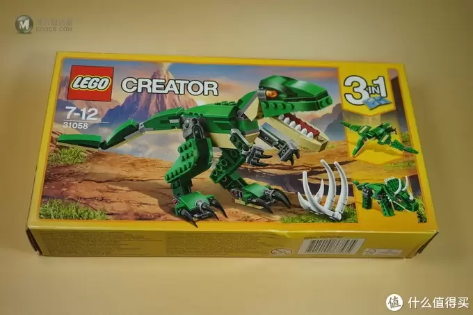 性价比巨高的三合一套装：LEGO 乐高  31058 凶猛霸王龙