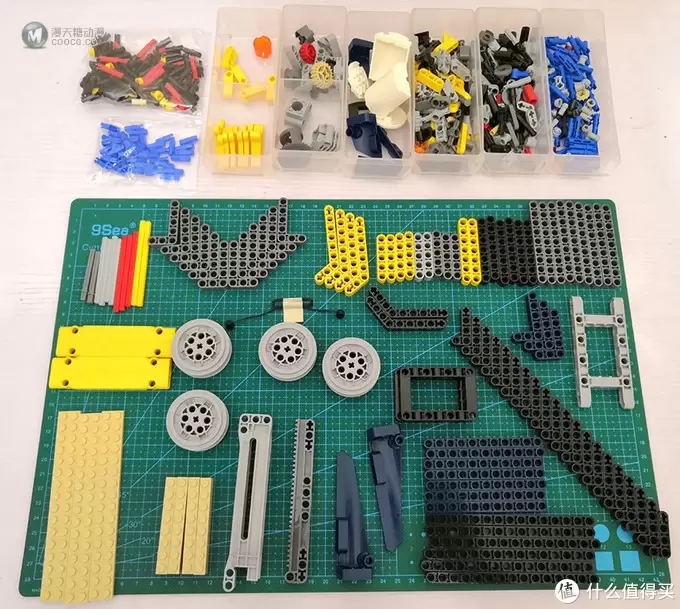 LEGO 乐高2018科技42079开箱及A模式-叉车 拼装体验