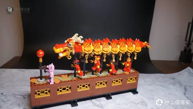 排骨猪玩具书房 篇二十一：Lego 80102  舞龙  开箱速报