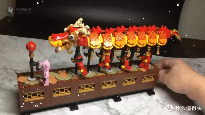 排骨猪玩具书房 篇二十一：Lego 80102  舞龙  开箱速报