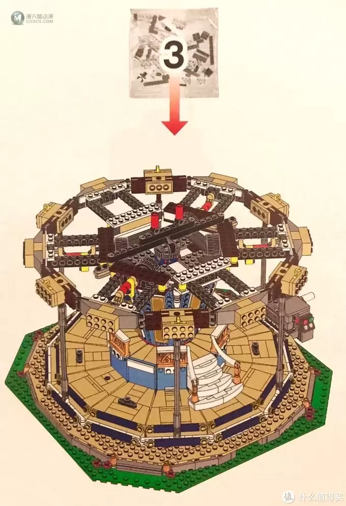 2017双十一迟到的晒单：乐高10257旋转木马晒单及免费补件体验