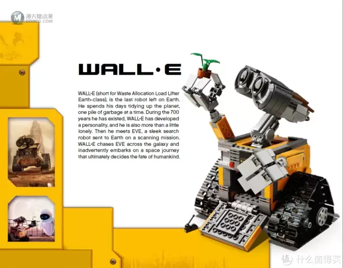 LEGO 乐高 拼拼乐 篇168：最佳理财套装 21303 瓦力 Wall-E，那年你买了吗？