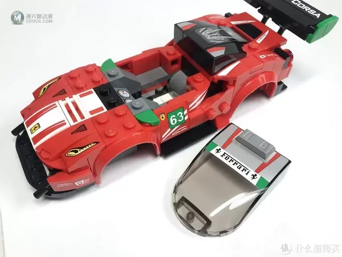 百元名车：LEGO 乐高 赛车系列 75886 法拉利488GT3 Scuderia Corsa车队