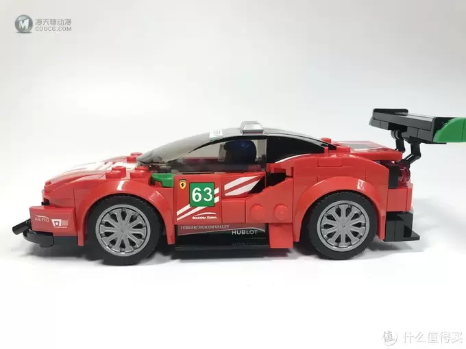 百元名车：LEGO 乐高 赛车系列 75886 法拉利488GT3 Scuderia Corsa车队