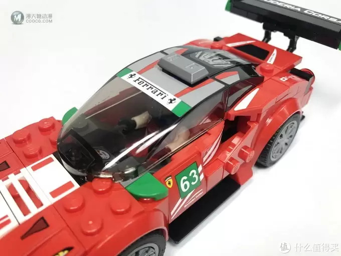 百元名车：LEGO 乐高 赛车系列 75886 法拉利488GT3 Scuderia Corsa车队