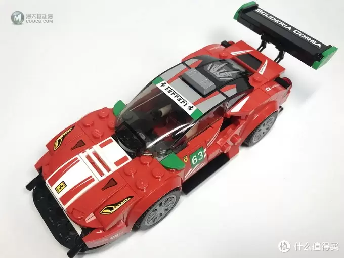 百元名车：LEGO 乐高 赛车系列 75886 法拉利488GT3 Scuderia Corsa车队