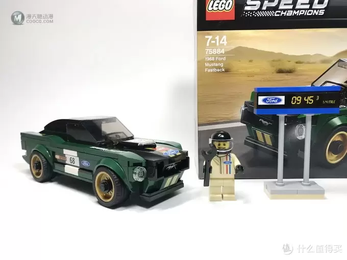 复古风的跑车：LEGO 乐高 Speed竞速赛车 75884 1968款福特野马