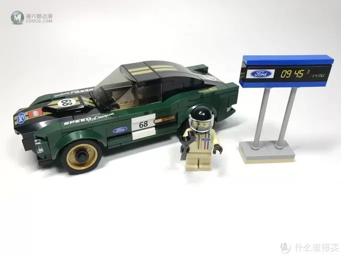 复古风的跑车：LEGO 乐高 Speed竞速赛车 75884 1968款福特野马